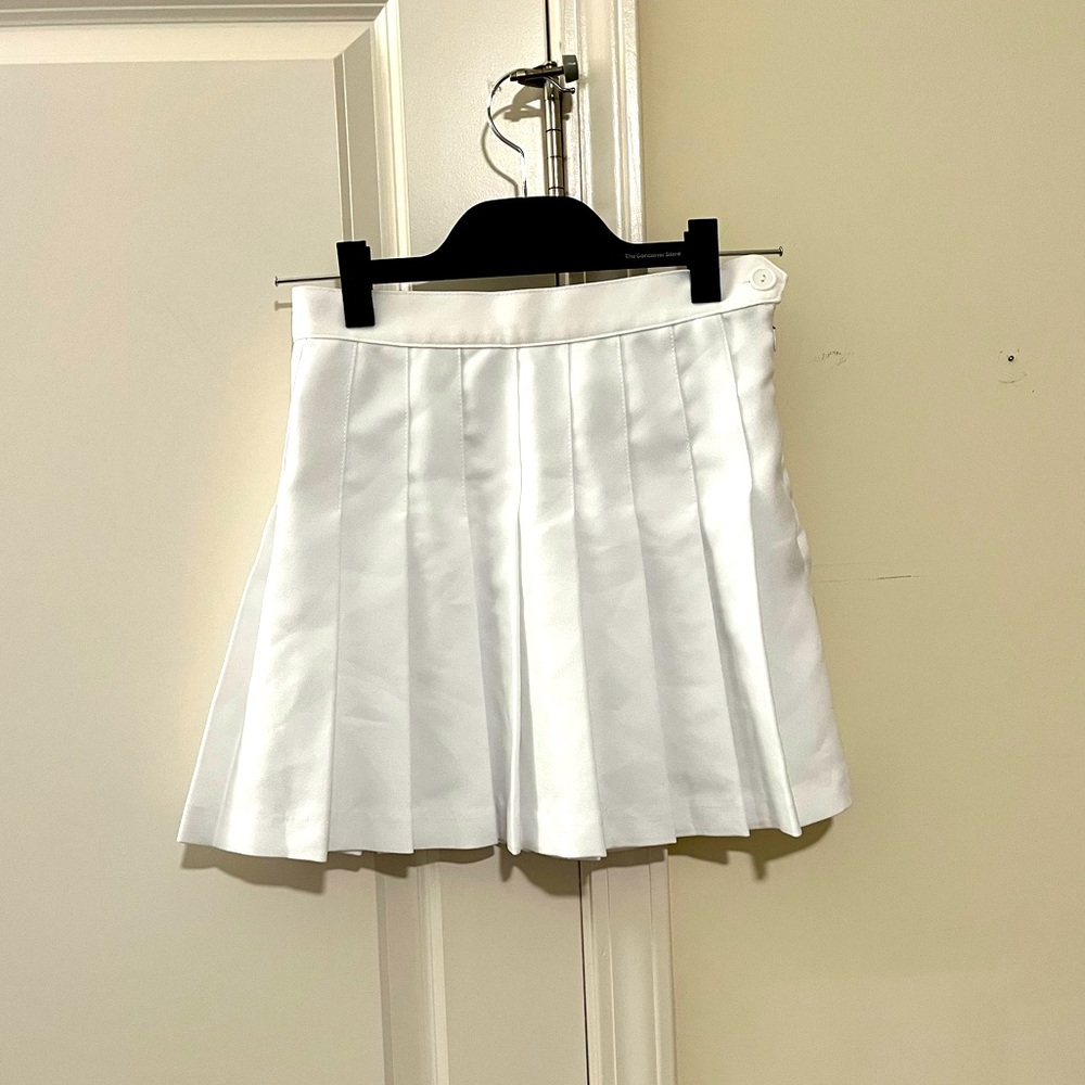 Los Angeles Apparel White Tennis Skirt